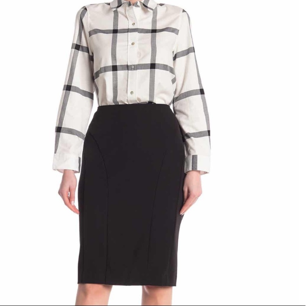 Nanette by Nanette Lepore Black Pencil Skirt